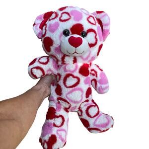 Build A Bear Hearts Teddy Bear Plush 2013 Retired Stuffed Valentine Love READ